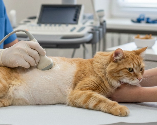 ecografia addominale cane, gatto